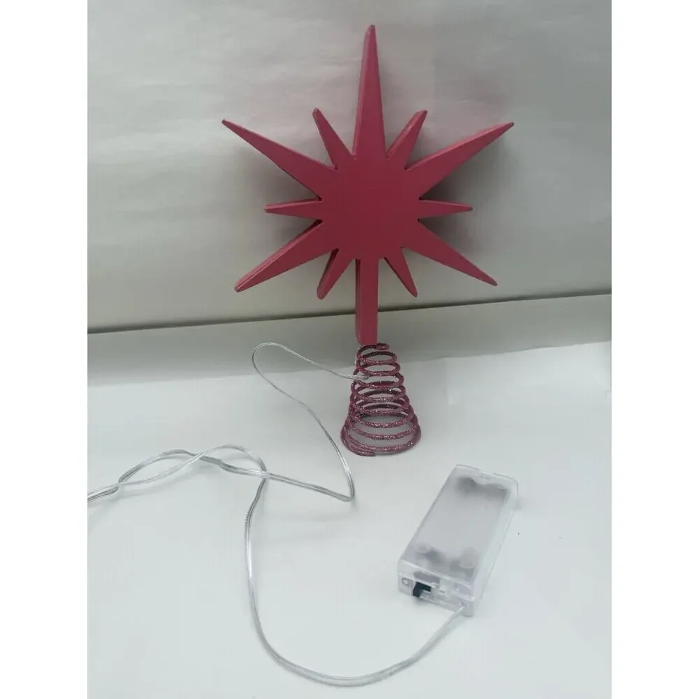 Pink Christmas Tree Topper 9